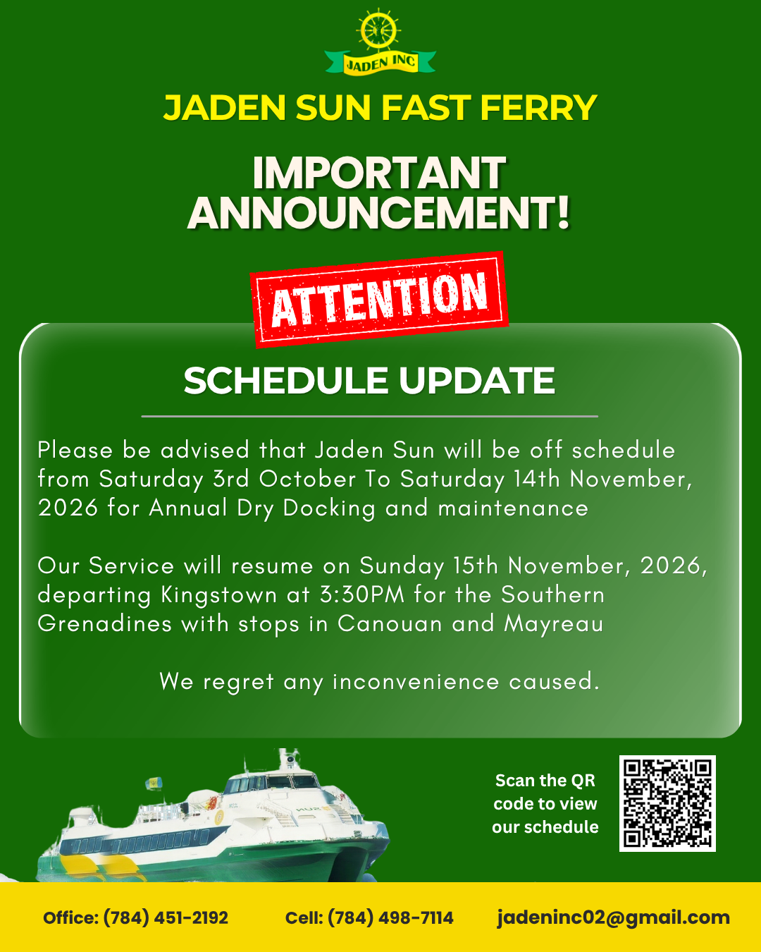 Annual Dry Docking